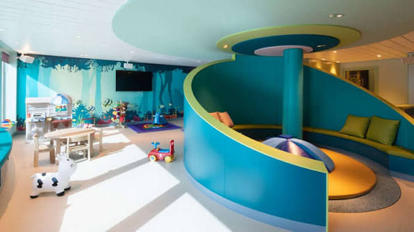 The nursery facilities onboard P&O Iona were clean, spacious and thoughtfully designed.