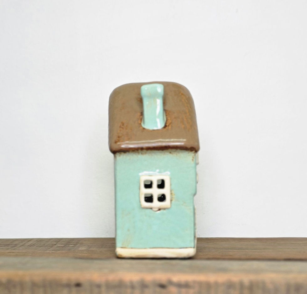 Thumbnail: Village Pottery Tea Shop Tealight House