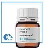 Application du peeling perioculaire Mesopeel Eyecon cabinet Dermaclear.