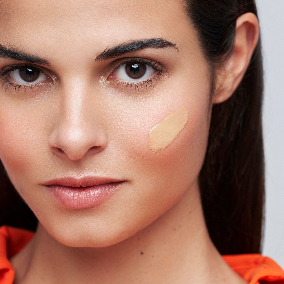 Miniature : Fond de teint beige testé sur peau