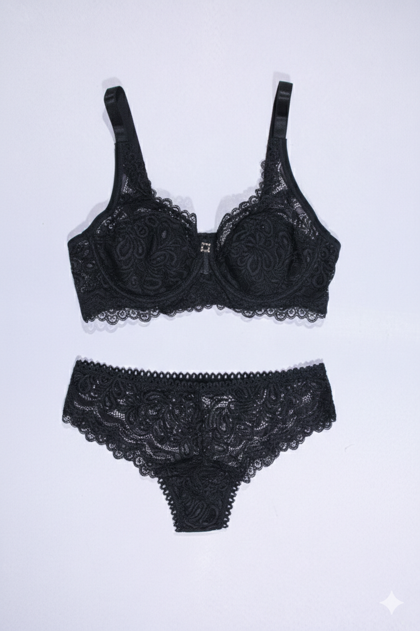 Küçük resim: DANTELLİ KAPSIZ SÜTYEN TAKIM 115