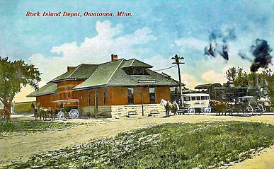 Rock Island Depot in Owatonna, Minnesota