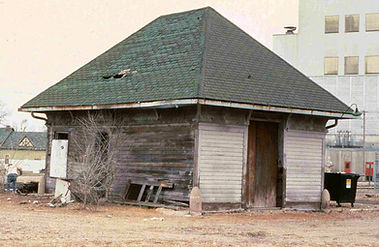 Baggage shed from the Owatonna, Minnesota Union Depot