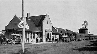 Princeton, MN Great Northern Depot, early 1900's