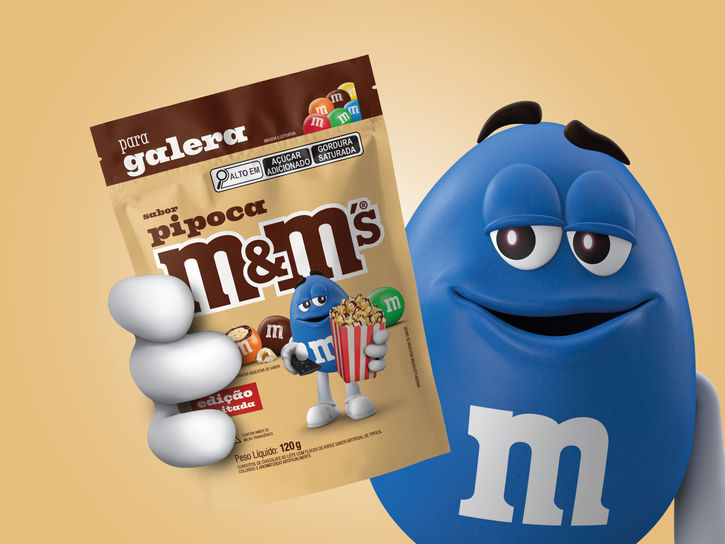 Package Design M&M's Pipoca POPCORN