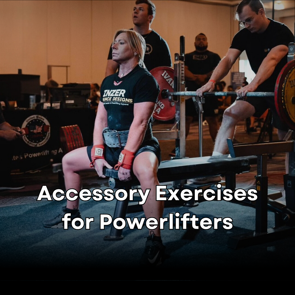Accessory Exercises for Powerlifters Cover Image