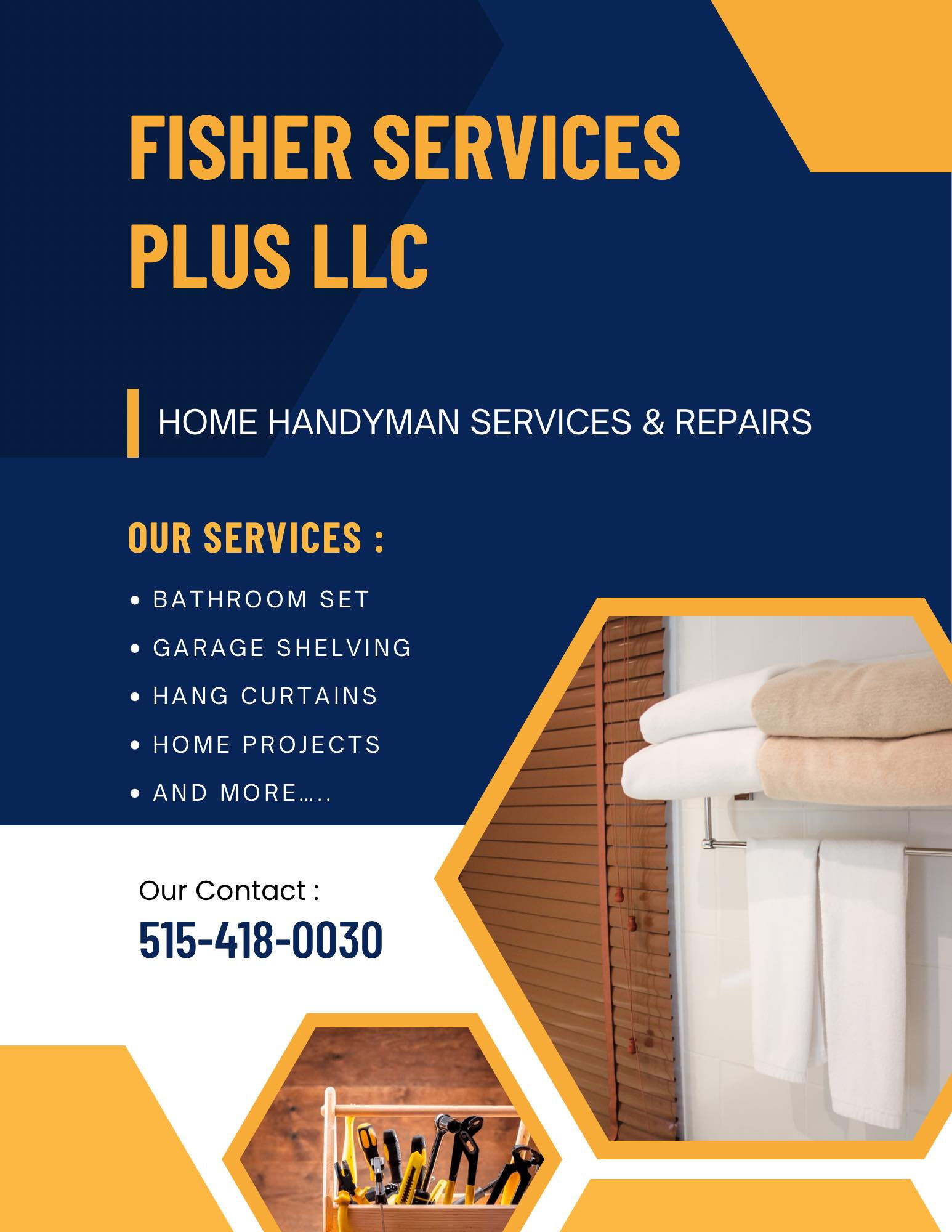 handyman services and repairs. hang shelving, curtain rods, flooring.