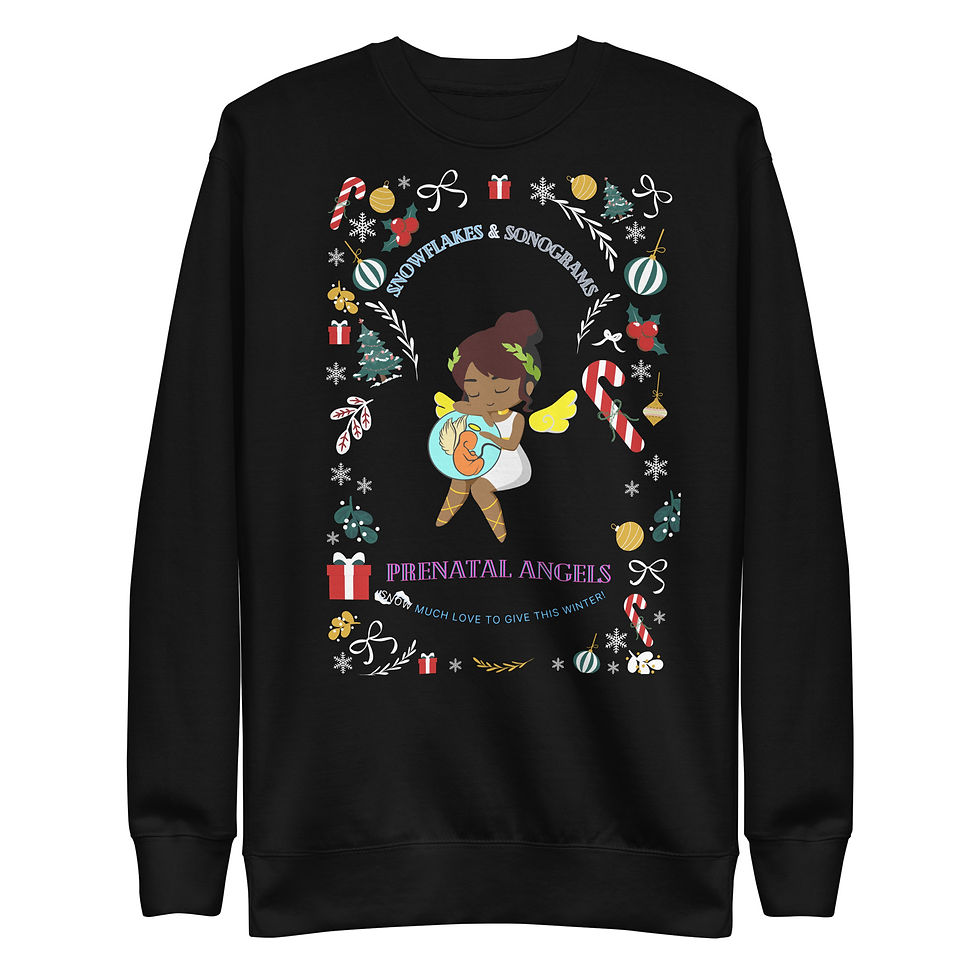 Thumbnail: Snowflakes & Sonograms Sweatshirt