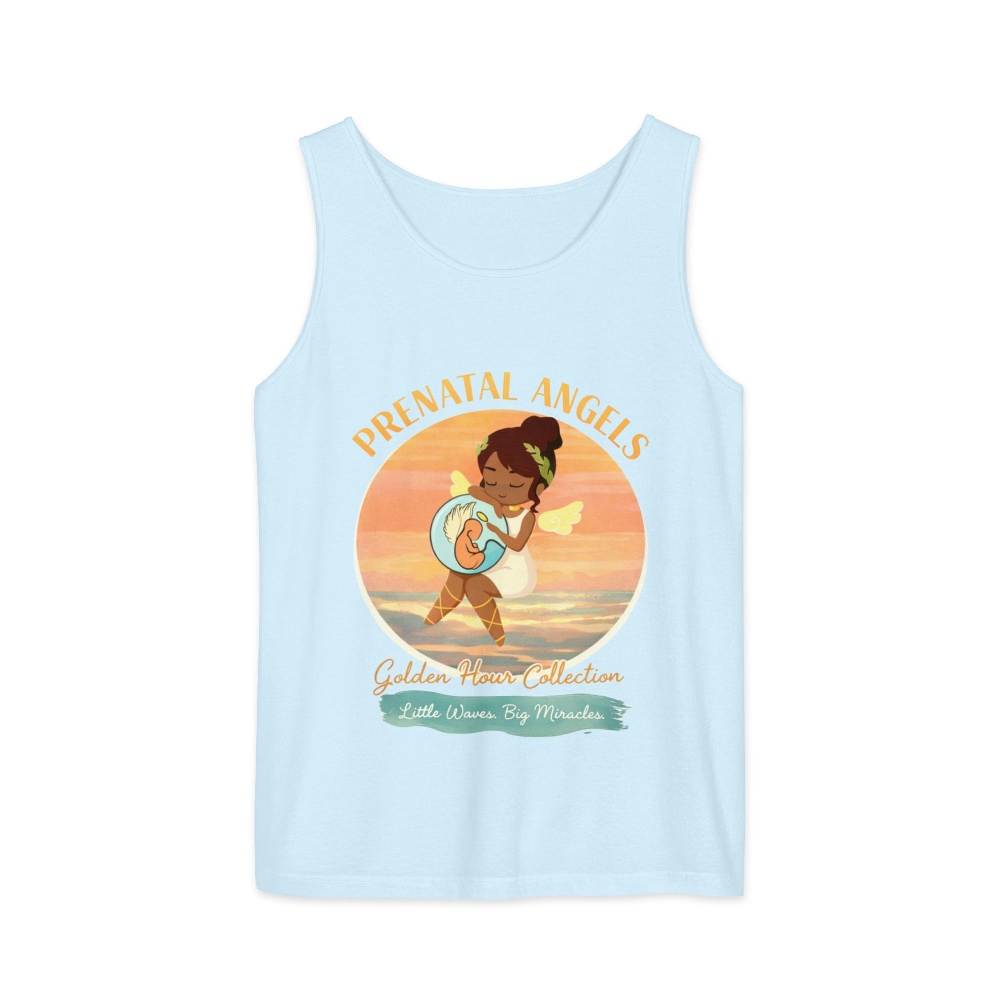 Unisex garment-dyed tank top