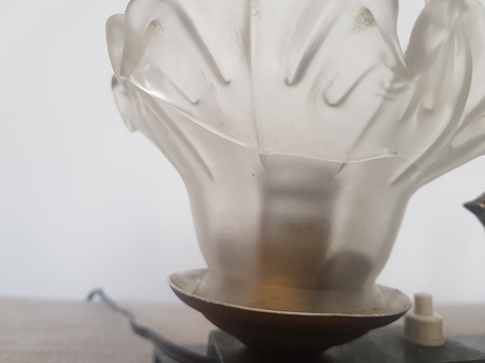Thumbnail: Lyre Bird Marble Lamp