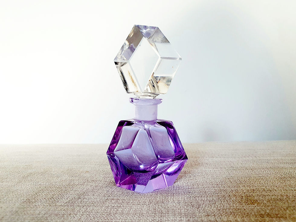Thumbnail: Purple Glass Perfume Bottle
