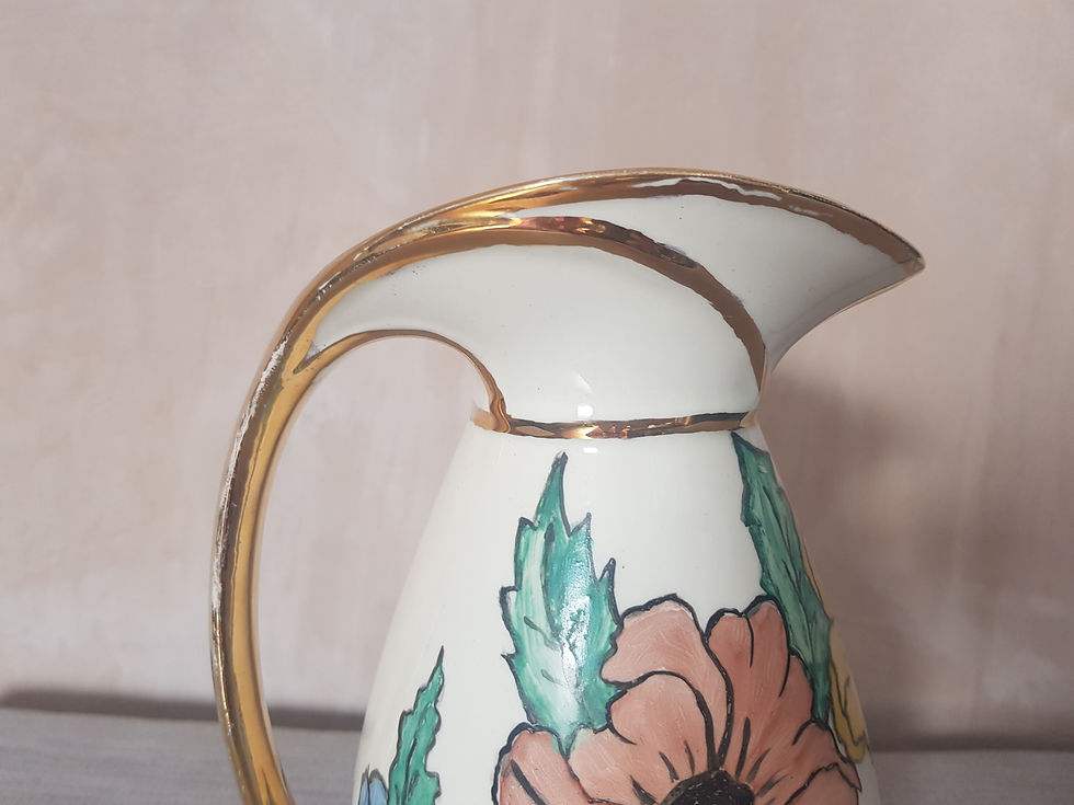 Thumbnail: Myott 1940s Chicken Neck Jug