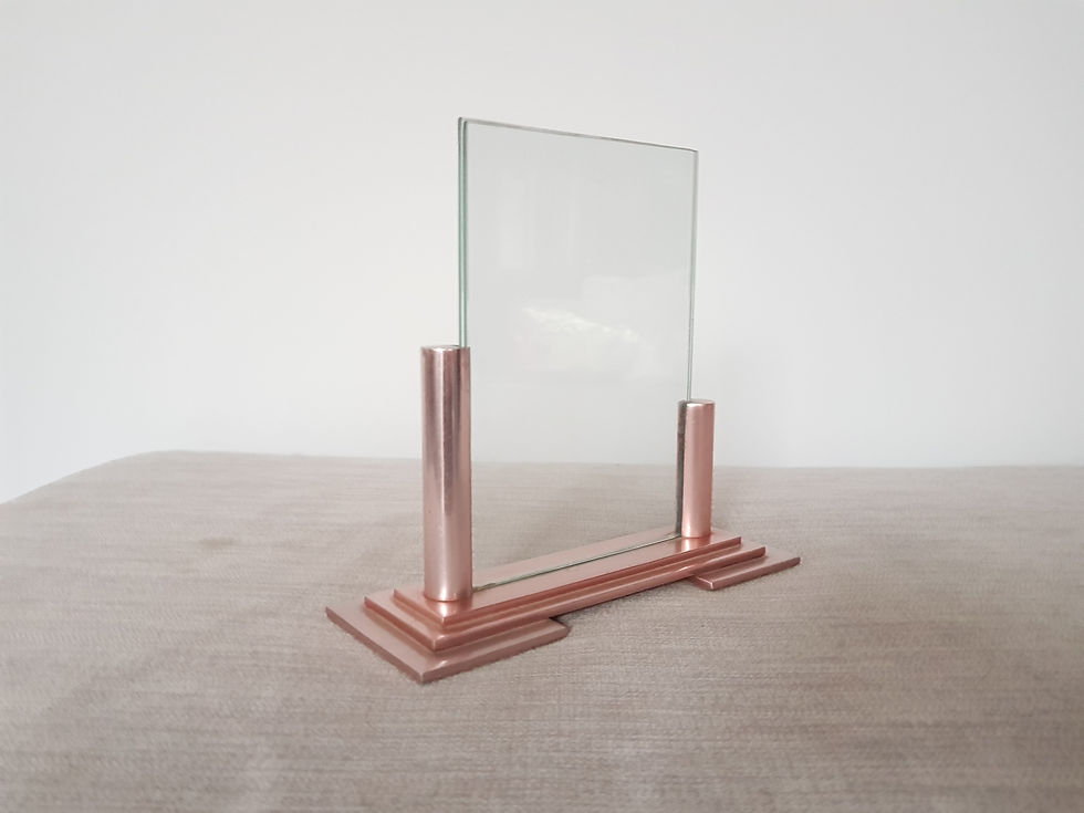 Thumbnail: Pink Asymmetric Metal Photo Frame