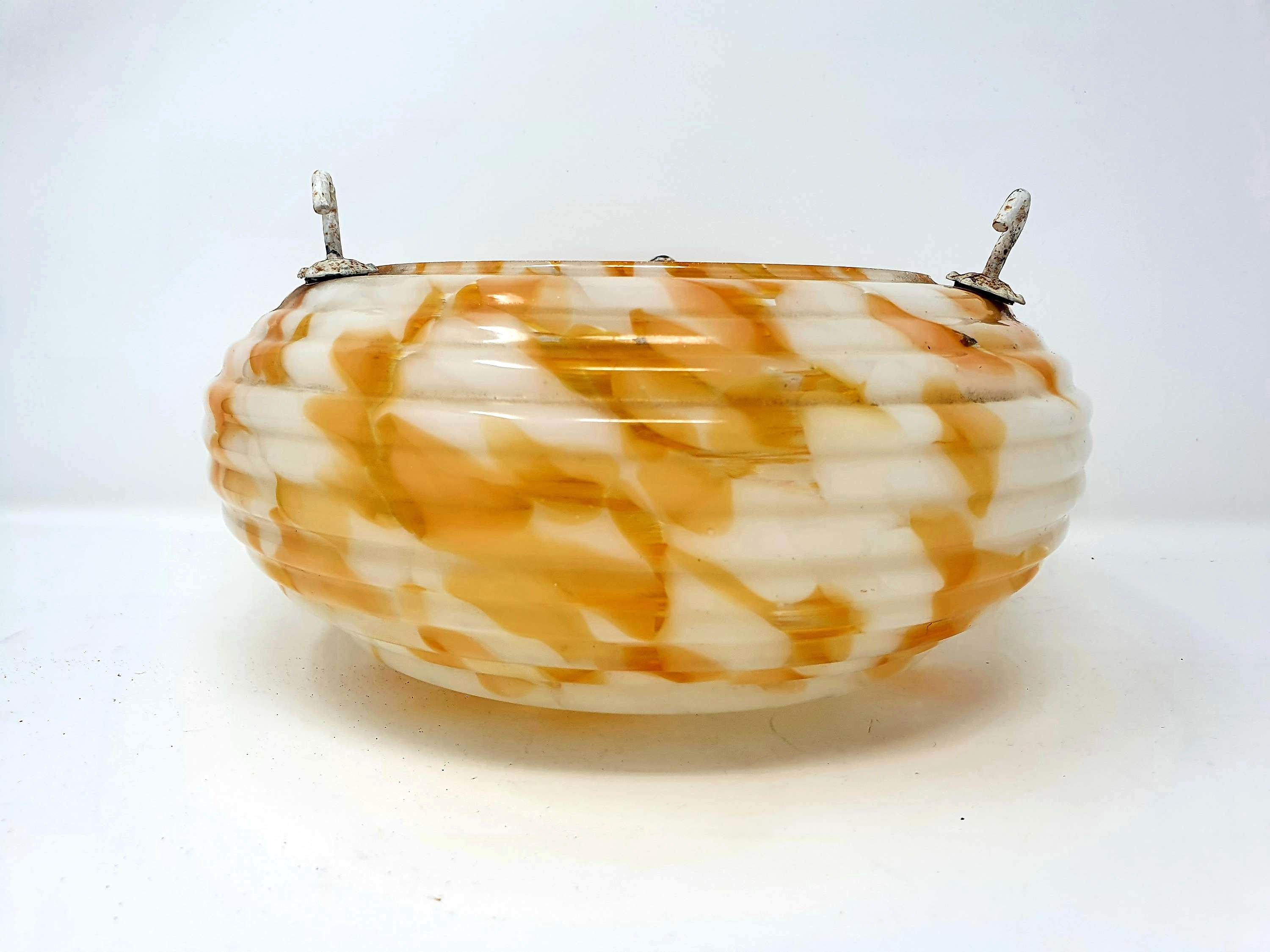 Art Deco for Sale Glass Ceiling Light Flycatcher Vintage 1930s