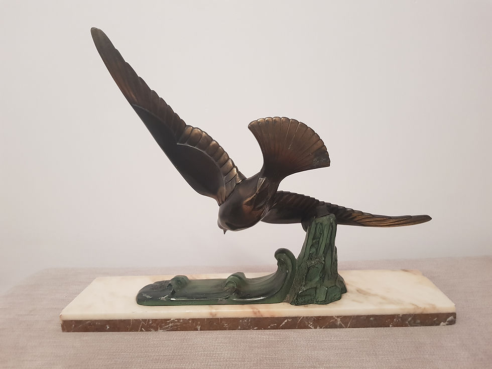 Thumbnail: Bird Statue on Marble Plinth