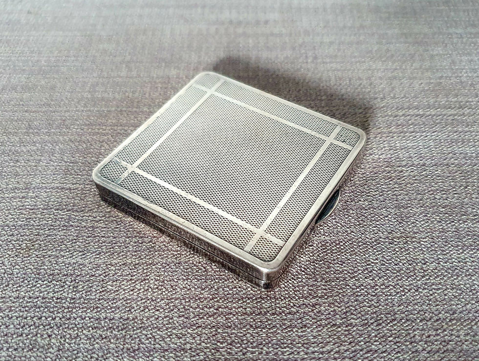 Thumbnail: Square Chrome Compact Mirror