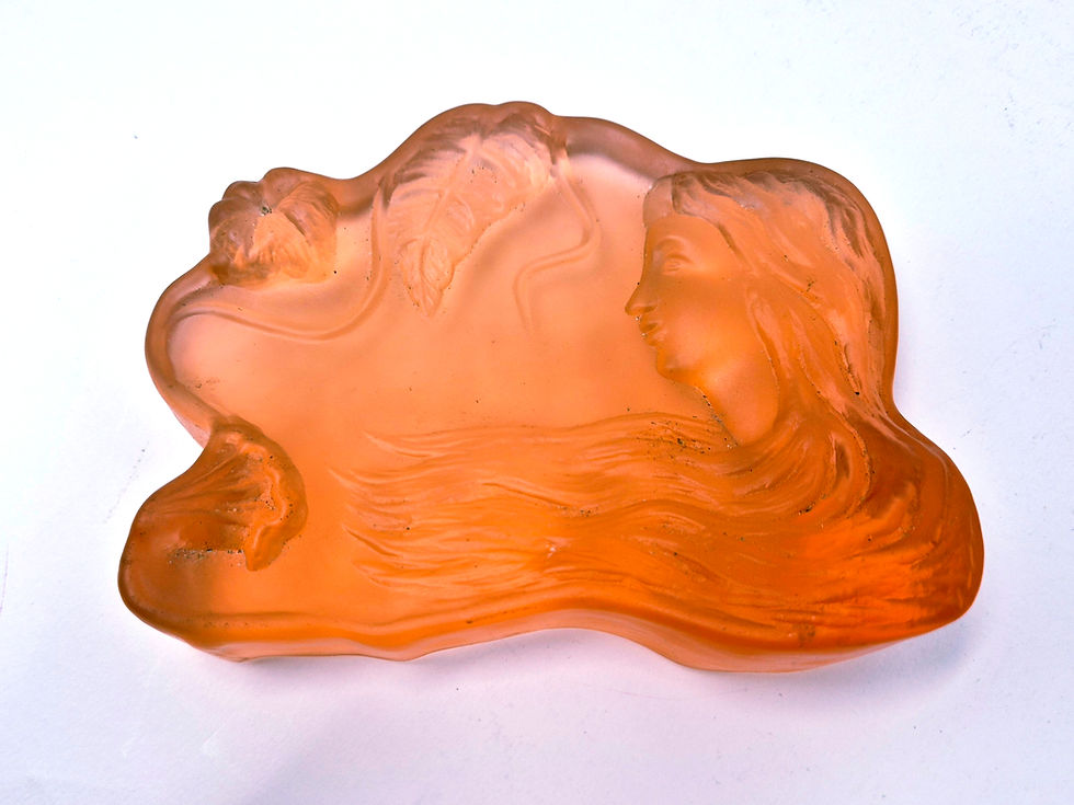 Thumbnail: Peach Glass Sculpture