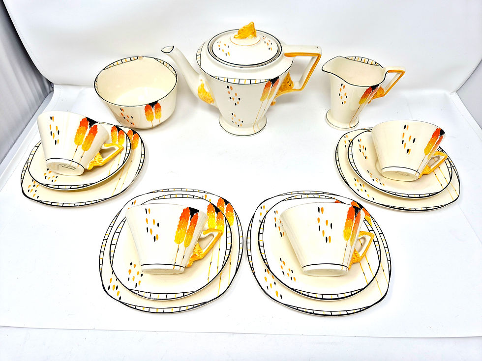 Thumbnail: Burleigh Ware Tea Set