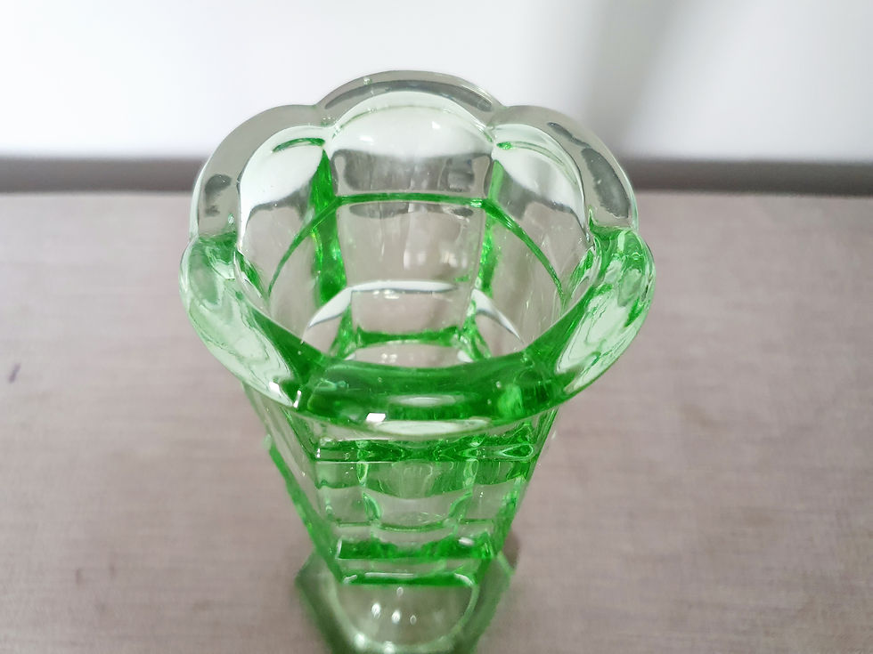 Thumbnail: Stölzle Green Glass Vase