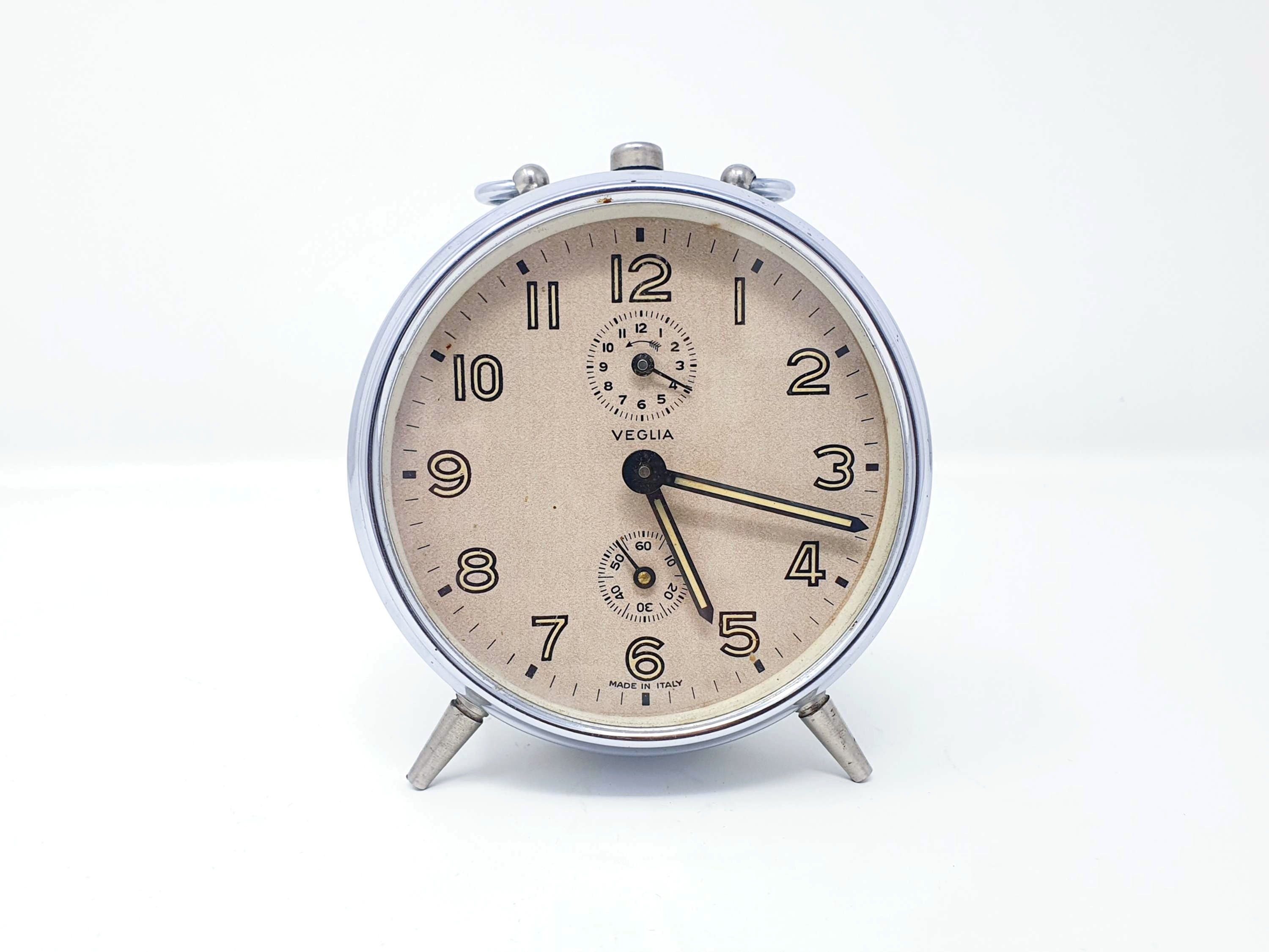 Veglia Chrome Alarm Clock