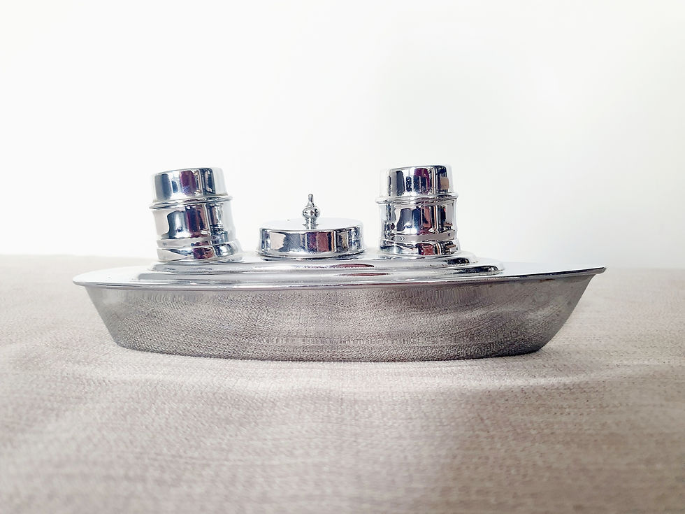 Thumbnail: Ship Chrome Plated Cruet Set