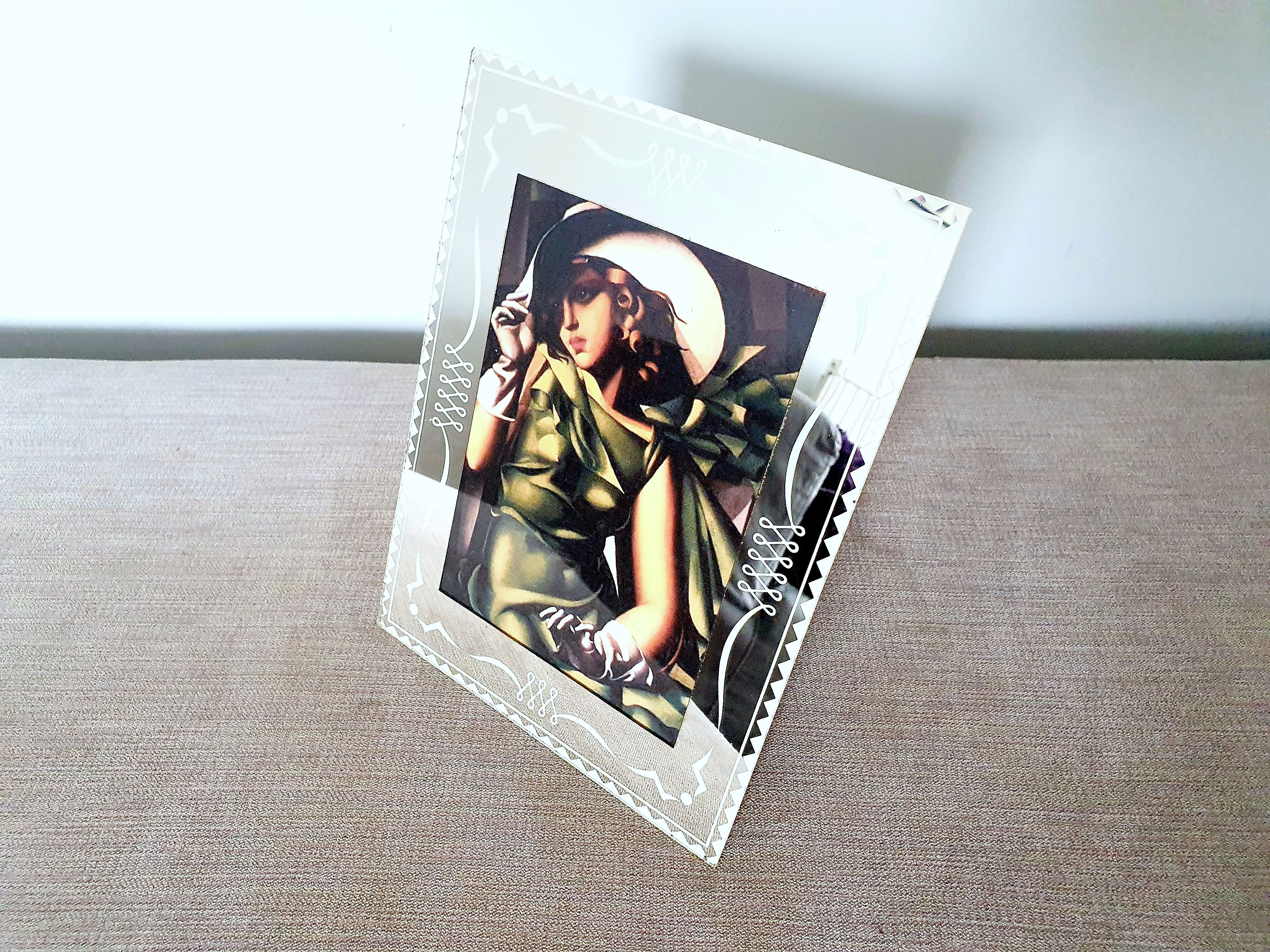 Art Deco Mirrored Photo Frame 1930s UK for sale