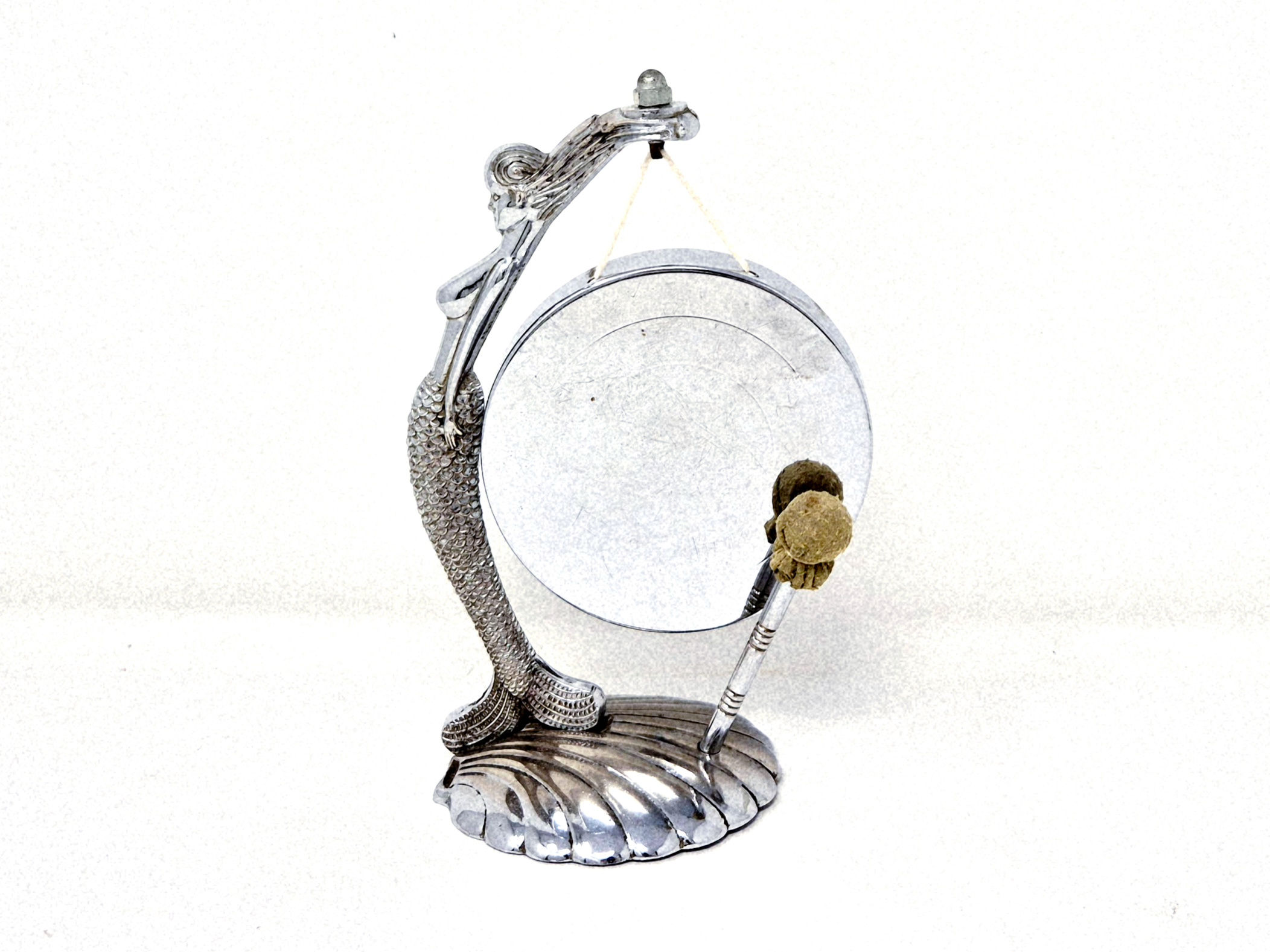 Chrome Mermaid Dinner Gong