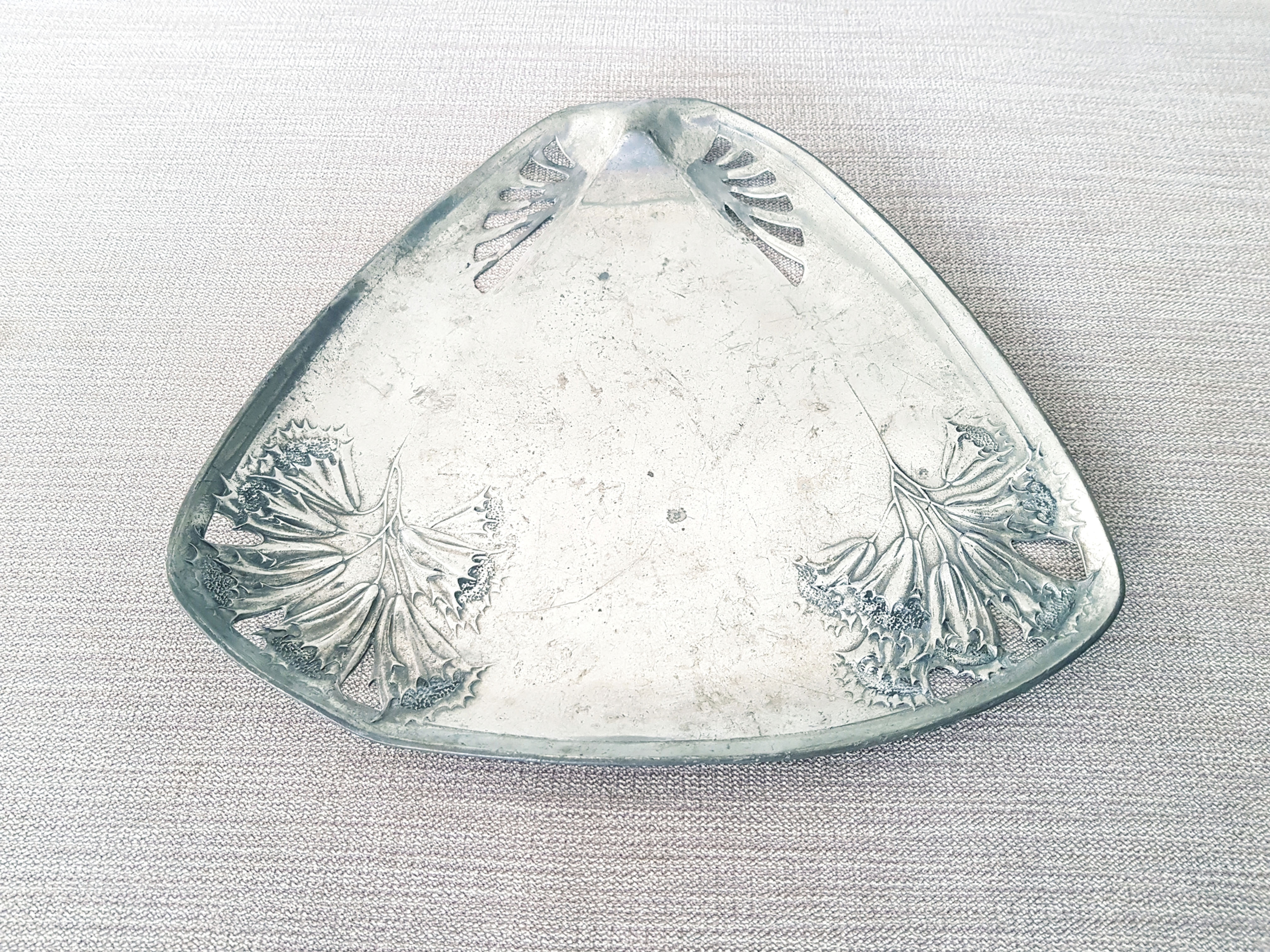Orivit Art Nouveau Pewter Dish