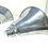 Thumbnail: Pair of Chrome & Lucite Wall Sconce Lights