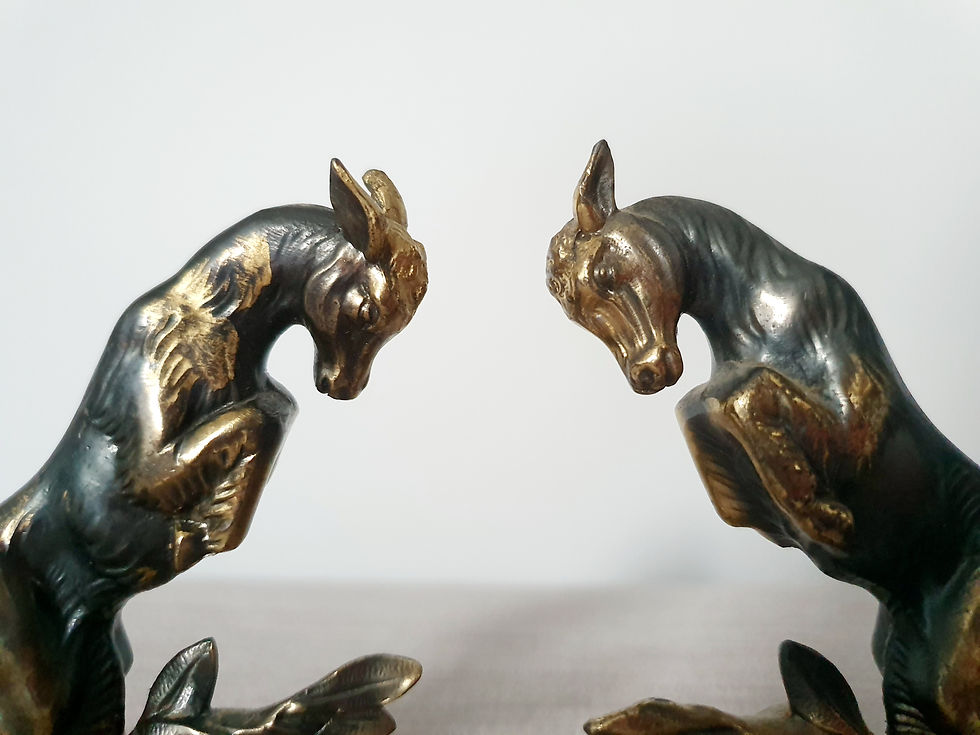 Thumbnail: Spelter Goat Bookends