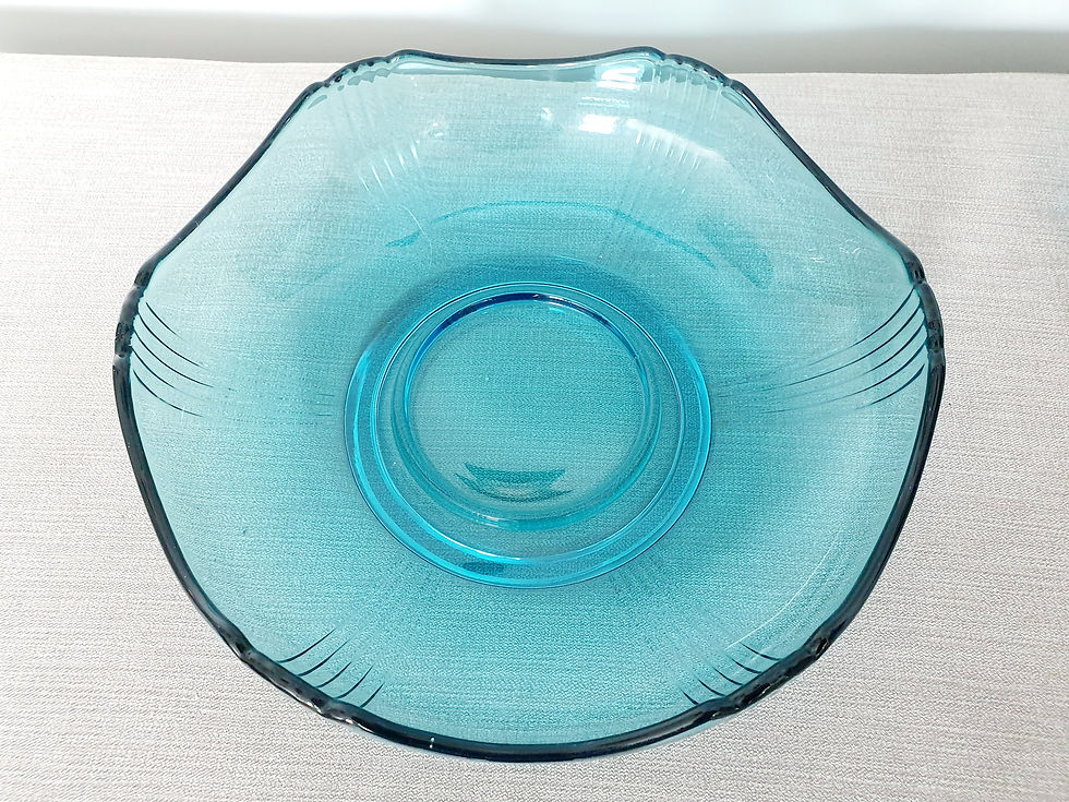 Thumbnail: Josef Inwald Blue Leaping Fish Centrepiece