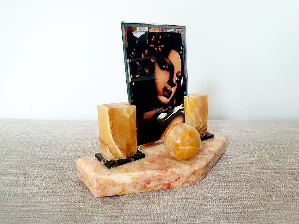 Thumbnail: Sphere and Columns Marble Photo Frame