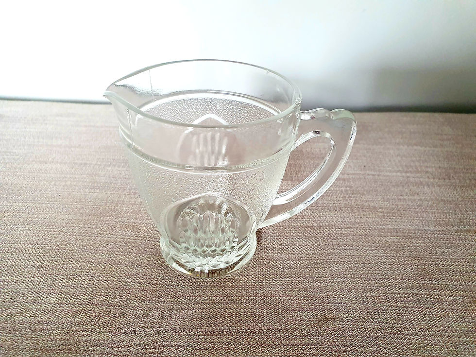 Thumbnail: Clear Glass Cream Jug