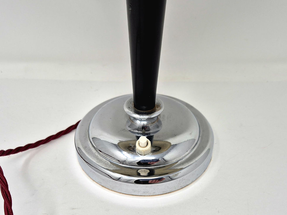 Thumbnail: Black & Chrome Lamp