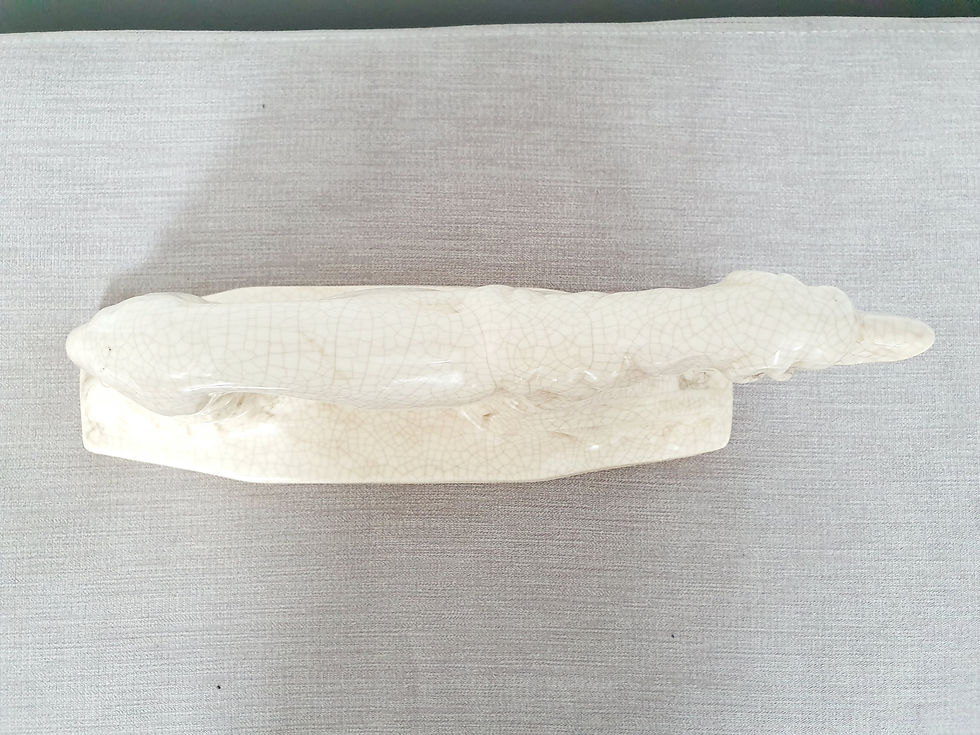 Thumbnail: L&V Crackle Glaze Borzoi