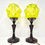 Thumbnail: Pair of Bakelite Lamps with Starburst Shades