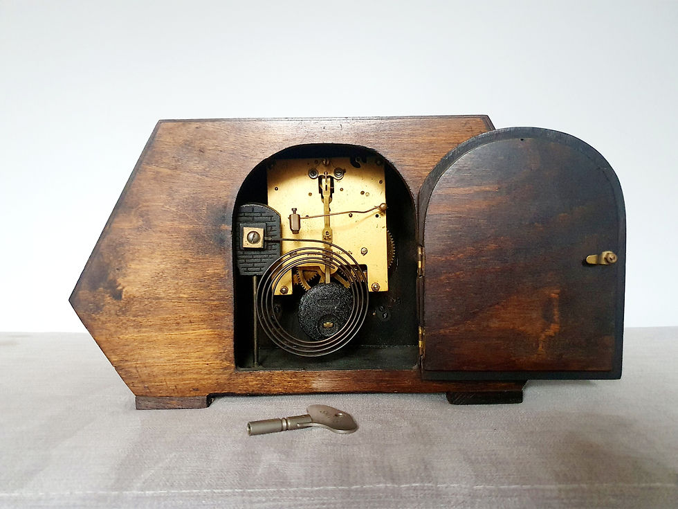 Thumbnail: Starburst Wooden Mantel Clock