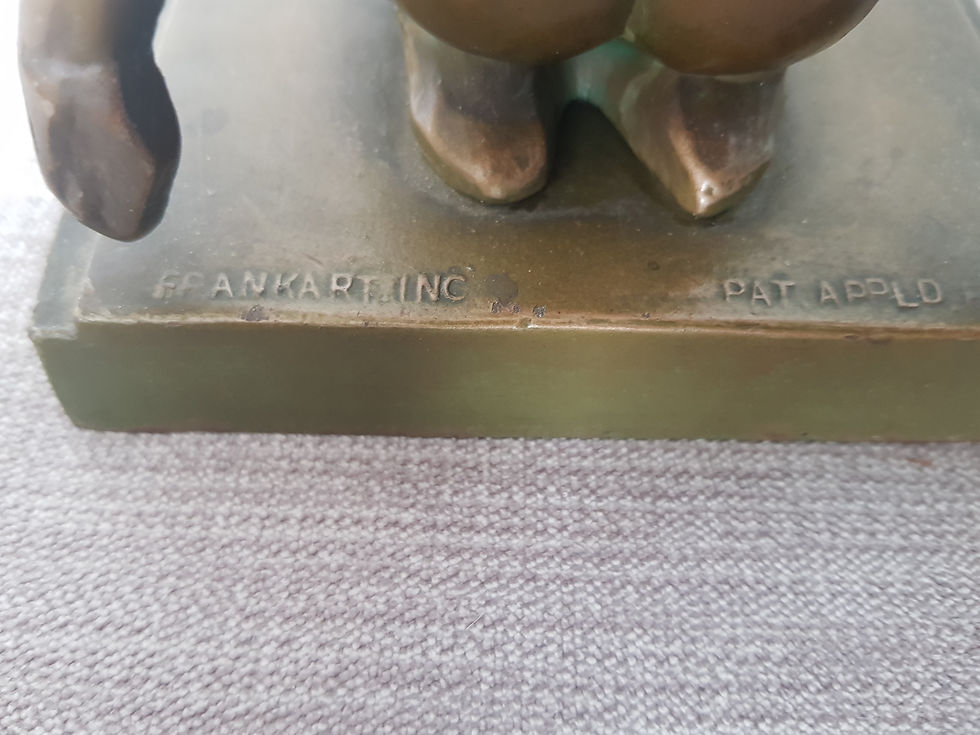Thumbnail: Frankart Nude Kneeling Lady Statue