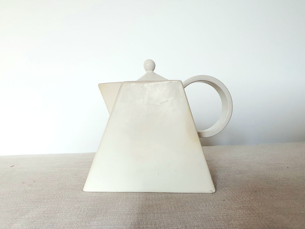 Thumbnail: Art Deco Pyramid Teapot 1930s Vintage for sale UK