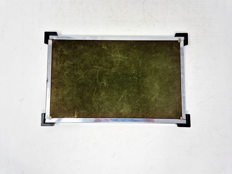 Thumbnail: Chrome & Guilloche Enamel Tray