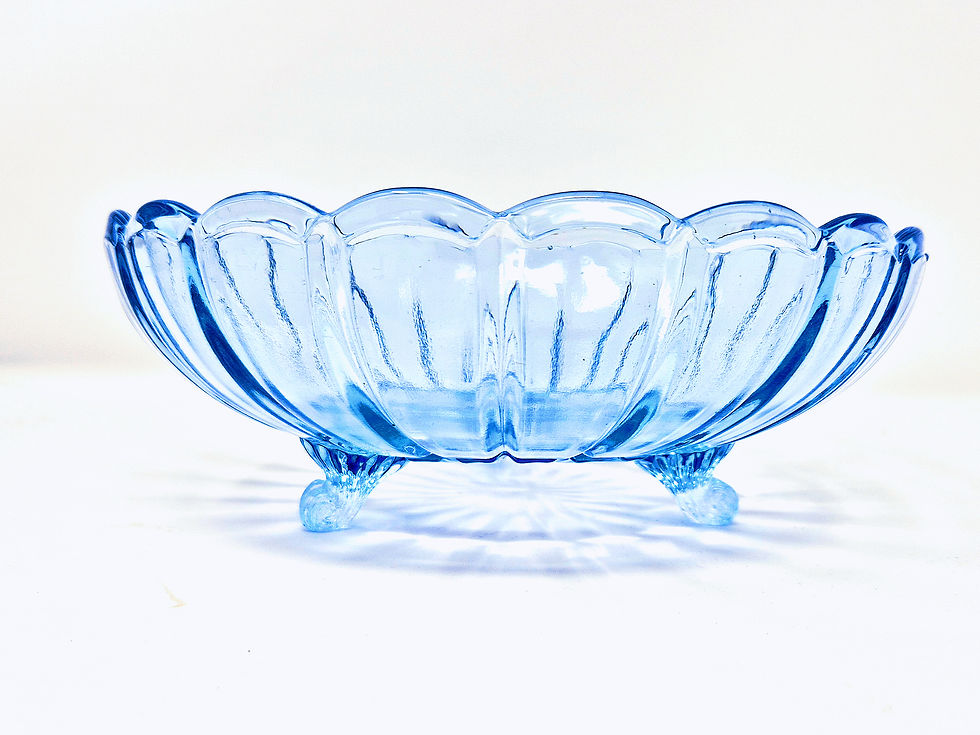 Blue Glass Bowl
