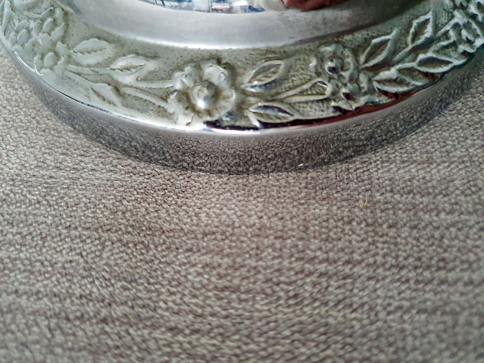Thumbnail: Chrome Desk Lamp with Cream Shade