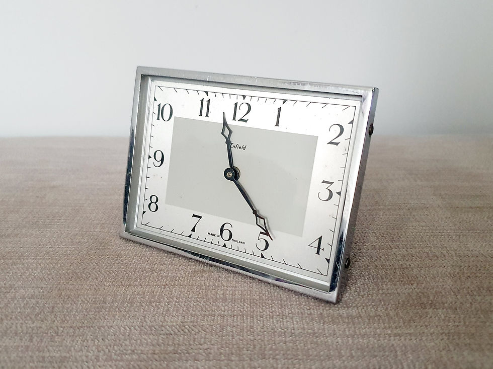 Thumbnail: Enfield Chrome Desk Clock