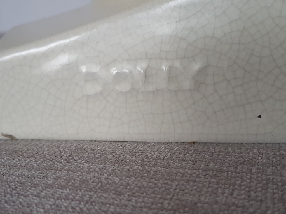 Thumbnail: Le Jan 'Dolly' Crackle Glaze Elephant