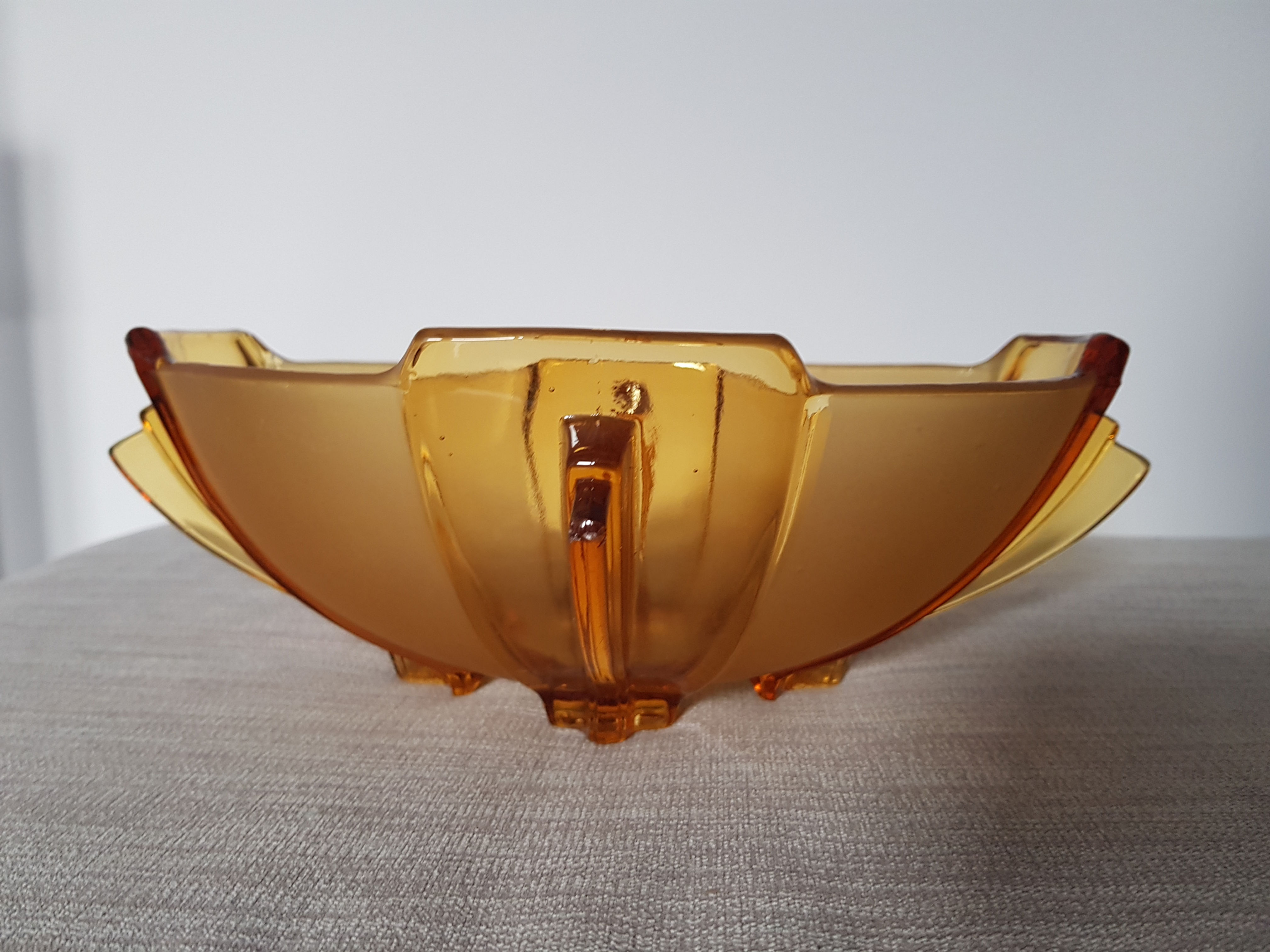 Stölzle Amber Glass Bowl