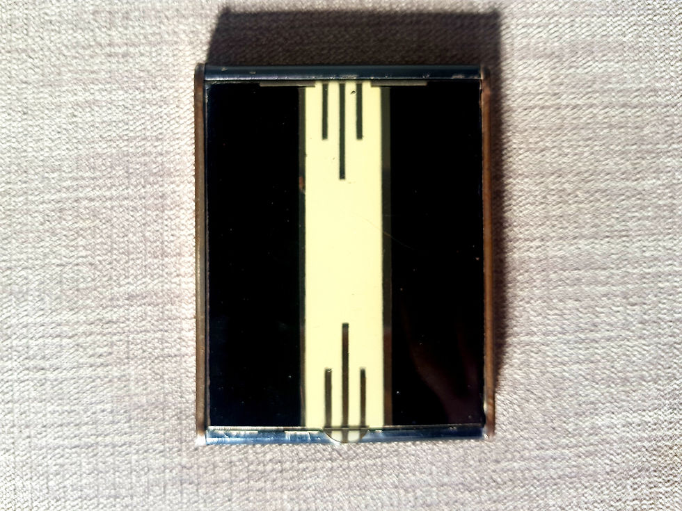 Thumbnail: French Black Enamel Compact