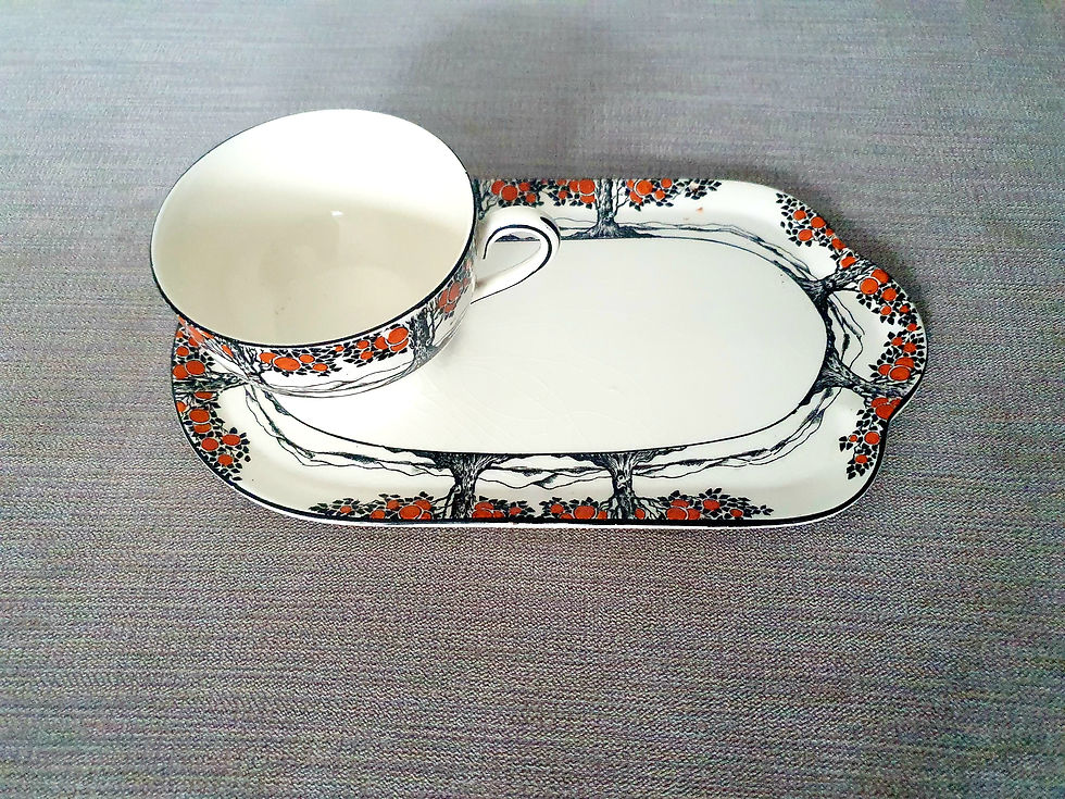 Thumbnail: Crown Ducal Orange Tree Soup Set