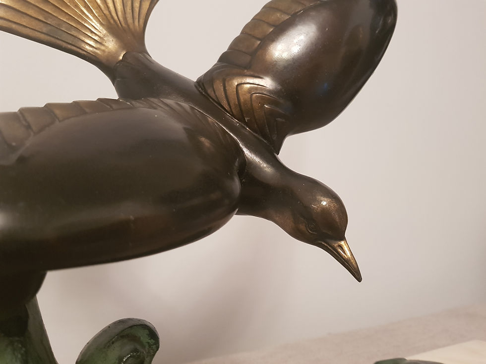 Thumbnail: Bird Statue on Marble Plinth