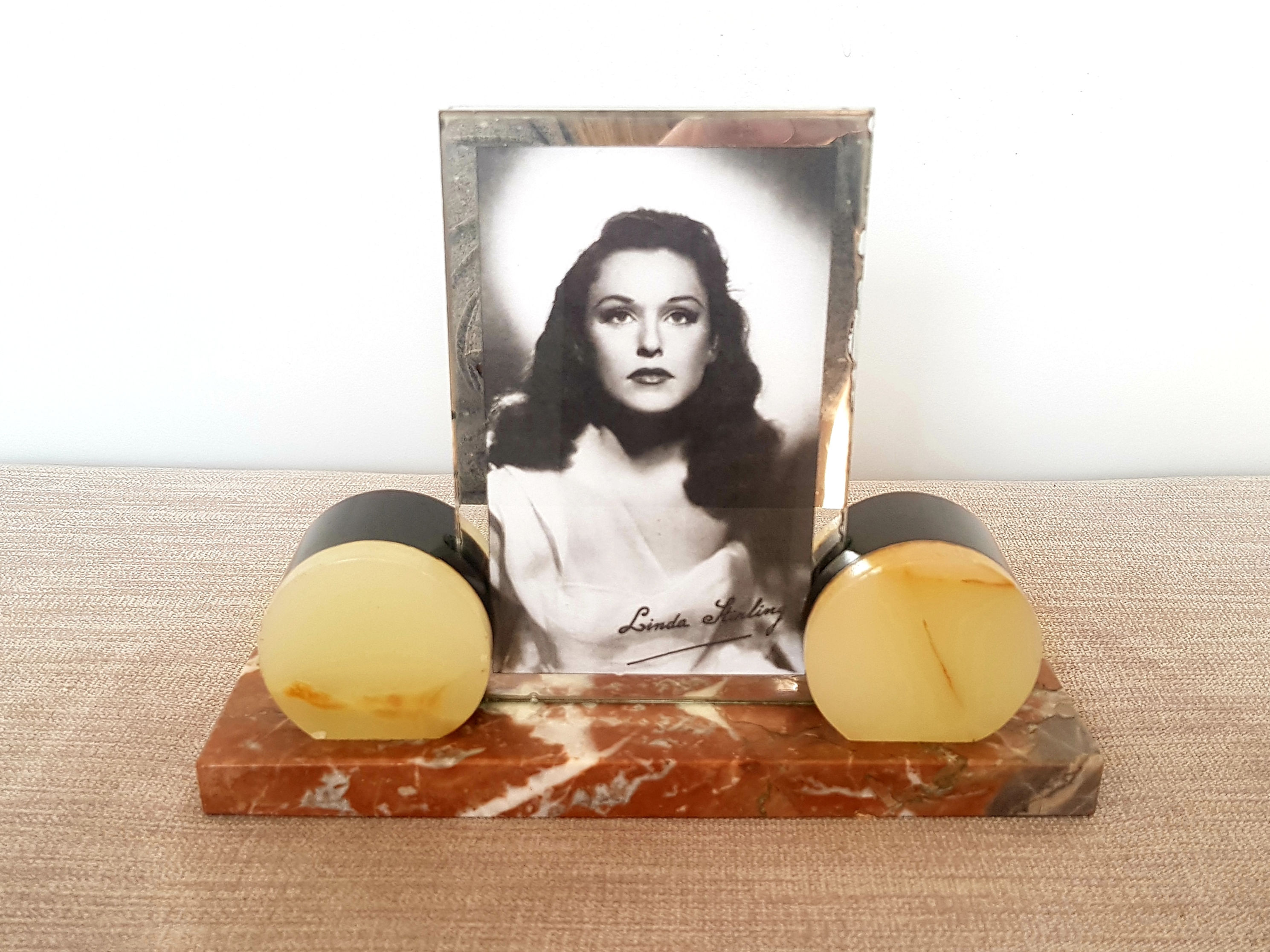 Marble and Onyx Photo Frame