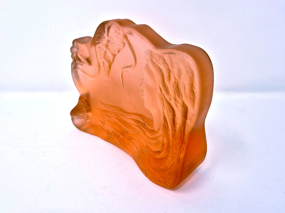 Thumbnail: Peach Glass Sculpture